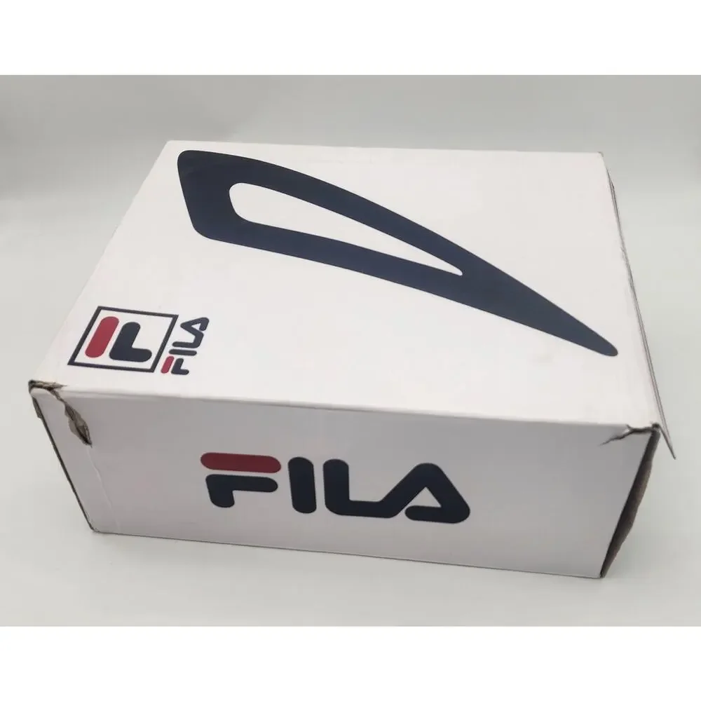 Fila Men's Ray Tracer Sneaker Shoes 1RM00661-125 White/Navy/Red Size US 11